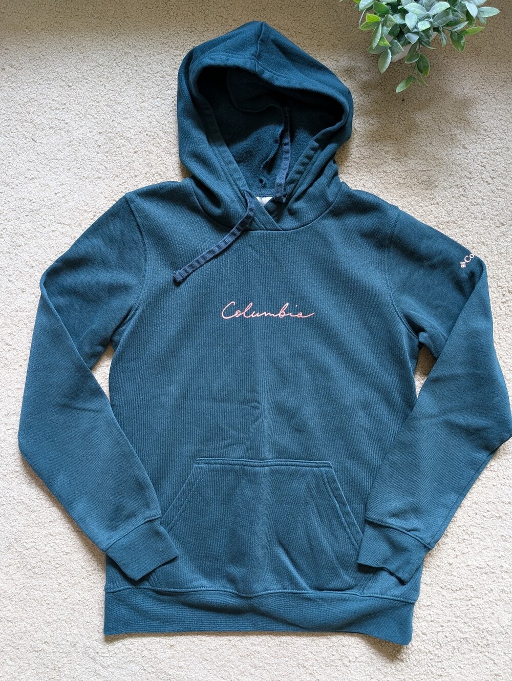 Columbia Women's Teal Pullover Hoodie XS